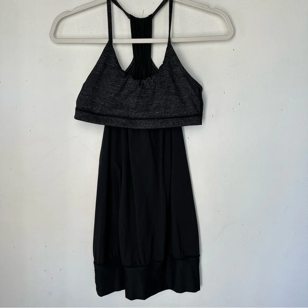 Lululemon No Limit Tank Black and Gray